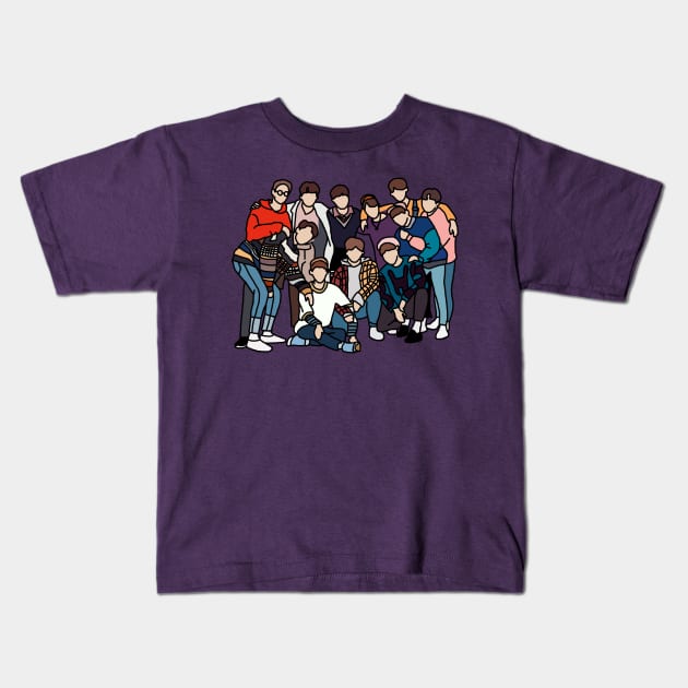 Kpop wanna one fanart Kids T-Shirt by virtuallies